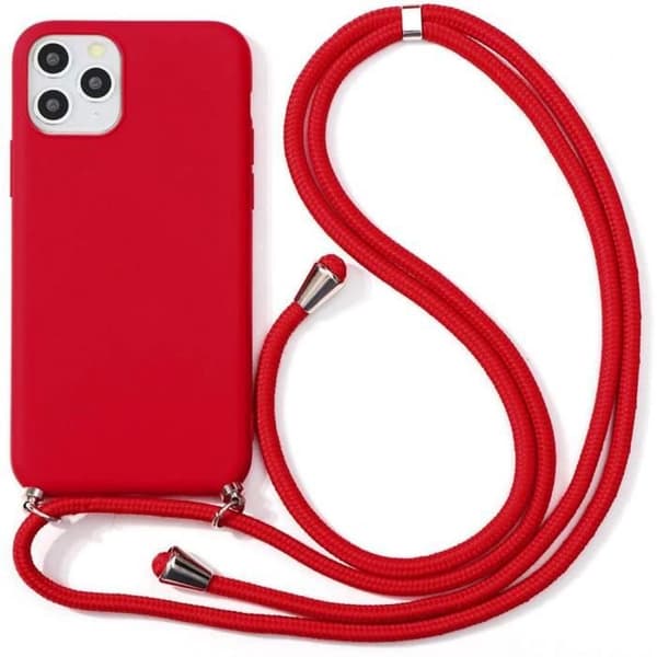 Skyddsskal - E.F.CONNECTION - för iPhone 11 Pro - Flexibelt - Röd - Repåtskyddande Röd