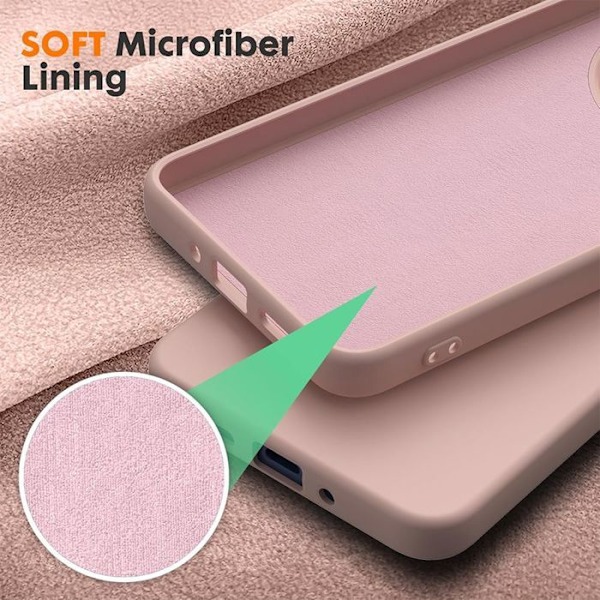 Coque för Xiaomi Redmi Note 14 Pro 5G (ej för 4G) - Ultra Slim Stöttålig Rosa - E.F.Connection® Rosa