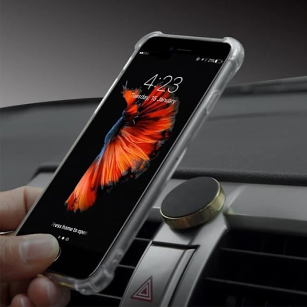 Utoopie UNIVERSAL Magnetisk Biltelefonholder (Samsung / iPhone / Etc) Dashboard - Bærbar Holder - Sort 1 stk.