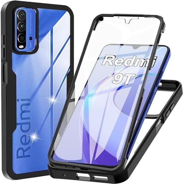 Coque - Redmi - 9T - 360 Graders Skydd - Represistent - Förstärkt Kantskydd