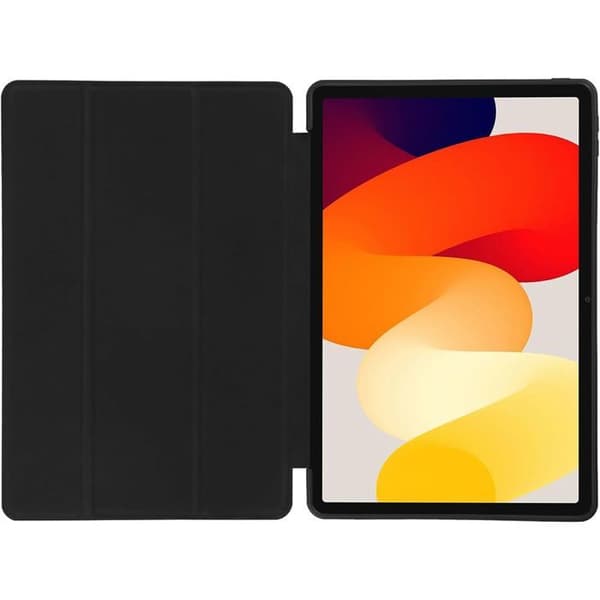 Skyddsskal - E.F.Connection - Xiaomi Redmi Pad Pro 12,1" - Svart - Härdat Glas - Fällbart Stativ Svart