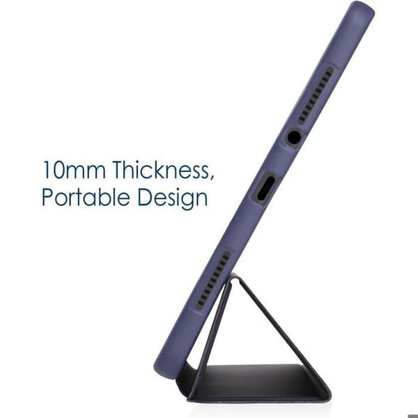Coque + Härdat Glas för Xiaomi Pad 6 / 6 Pro, Rep-skydd med Stöd - Mörkblå marinblå