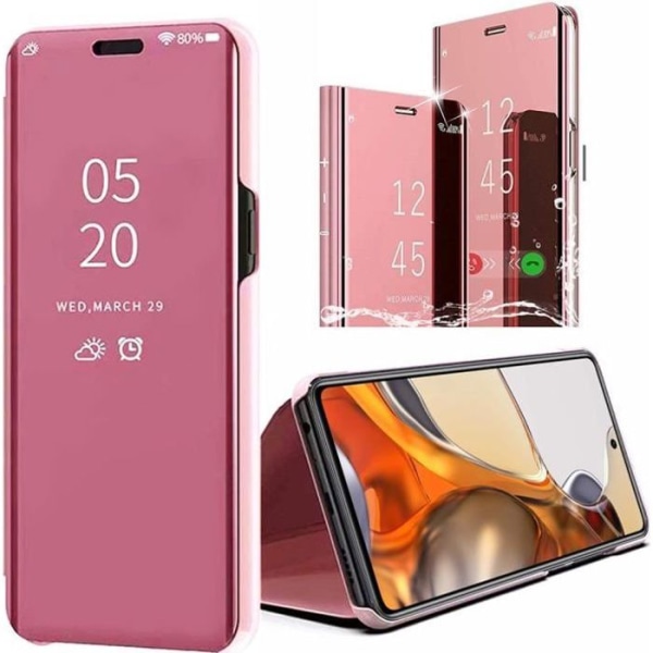 Skyddsfodral för Xiaomi 11T - 11T Pro Mirror Effect - Rosa Rosa