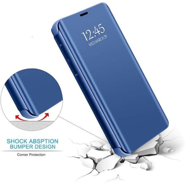 Skyddsskal för Xiaomi Redmi Note 14 5G - Blå - Härdat glas - Smart View Blå