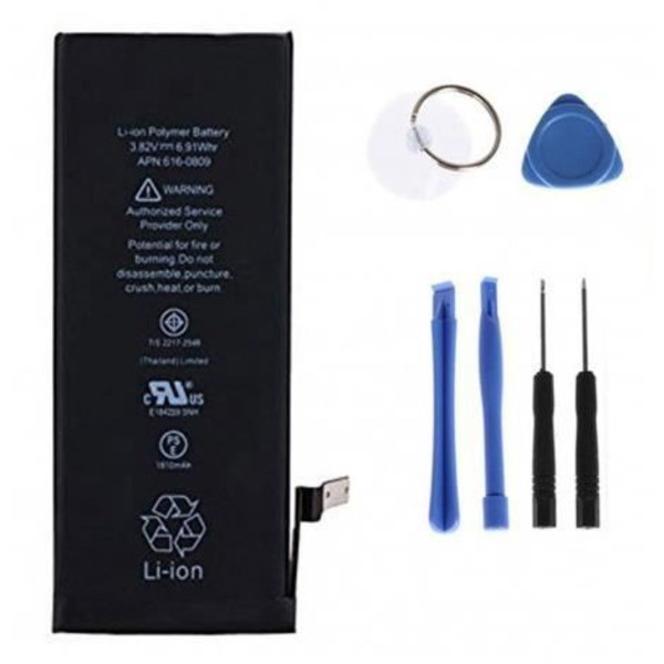 Batteri för iPhone 6 - 1810mAh Li-ion - Gratis verktygssats