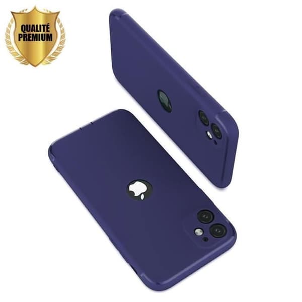 Skyddsskal - E.F.CONNECTION - för iPhone 13 Pro - Mjuk - TPU Matt - Marinblå marinblå