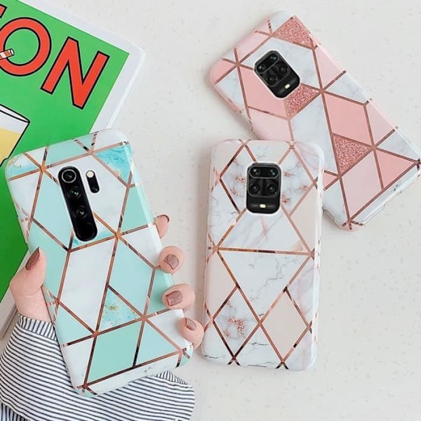 Fodral för Redmi Note 10Pro 4G(6,67") Smal och elegant design, stöt- och reptålig TPU Slät och glansig finish Rosa Rosa
