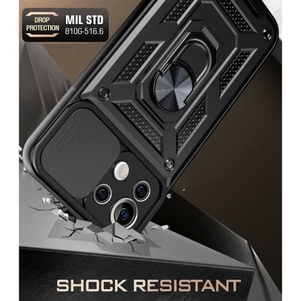 Beskyttelsesetui til Xiaomi 11 Lite 5G NE - E.F.CONNECTION - Sort - Hård - Rigid Army Style Svart