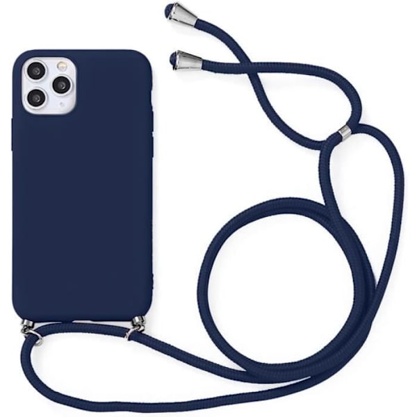 Skyddsfodral för iPhone 11 Pro Max - E.F.CONNECTION - Mjuk - Marinblå - Anti-Scratch och Anti-Shock marinblå