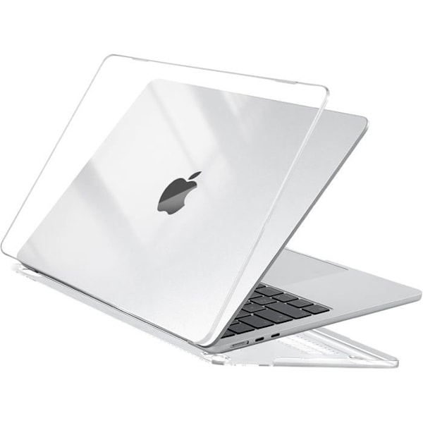 Hård skal - MacBook Air - M2 M3 M4 - 15 tum - Klar kristall - Optimal skydd Färg: Klar Kristall