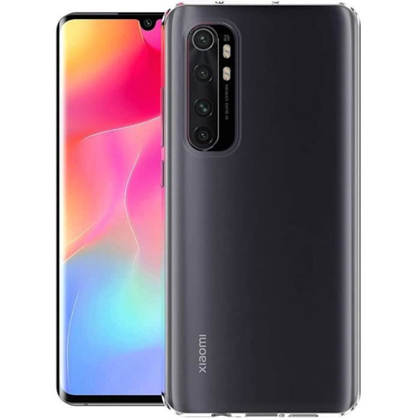 Coque - LittleMonkey - Xiaomi Mi Note 10 Lite - Silikonmjuk - Transparent - Optimal skydd Transparent