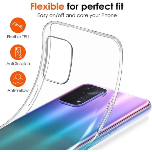 Skal för OPPO A54 5G - E.F.CONNECTION - Transparent - Stötsäker Transparent