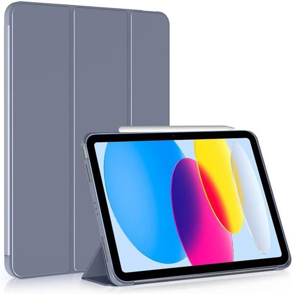 iPad-fodral - A16 - 10:e Generation - Stötskydd - Automatisk Sömnbelysning - Lila Lila