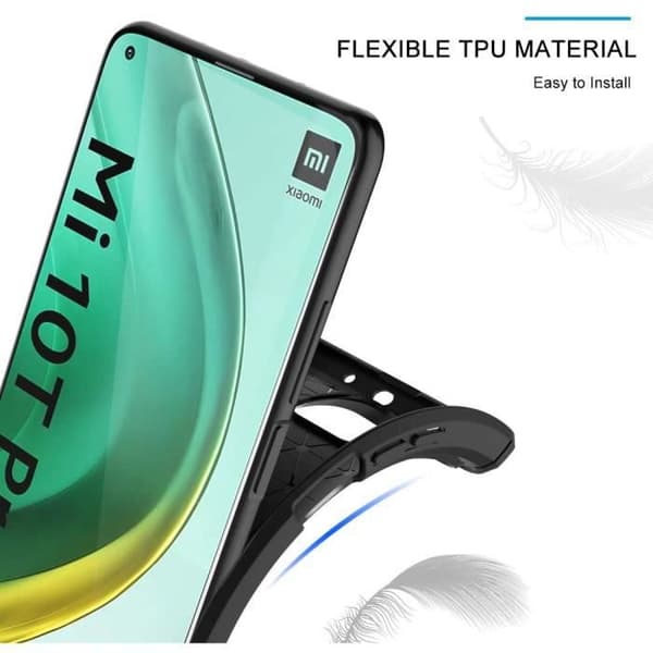 Fodral - Xiaomi - Mi 10T Pro 5G - Silikon - Härdat glas - Optimalt skydd