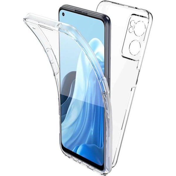Taske til OPPO Find X5 Lite Fuld Silikone + PC 360 Transparent Transparent