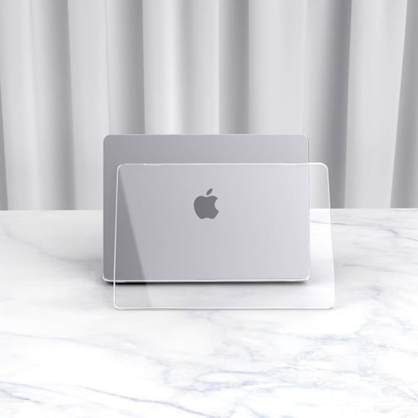 Coque kompatibel med MacBook Air 13 tommer M4 A3240 M3 A3113 M2 A2681, Udgivet i 2025 2024 2022, Beskyttelseshætte [A1] Färg: Transparent kristall