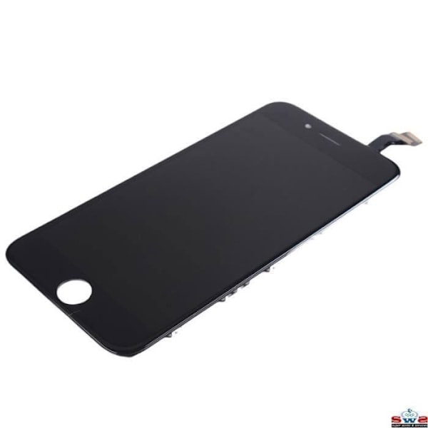 LCD pekskärm i glas för iphone 6 SVART