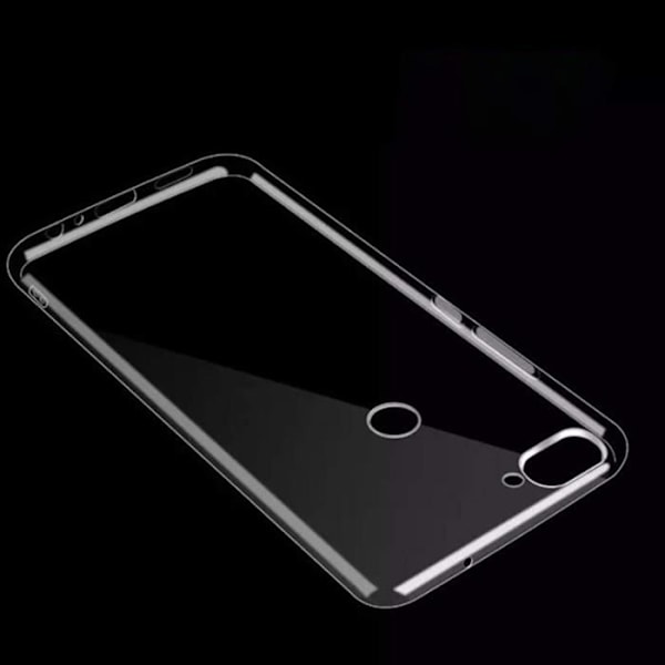 Skyddsskal - E.F.CONNECTION - för Huawei P Smart - Silikon TPU - Transparent - Stötsäker och Rep-skyddande Transparent