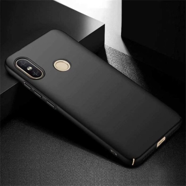 Fodral till Xiaomi Mi 8 Pro (6,21") Bekvämt repskyddande enkel färg Svart Svart