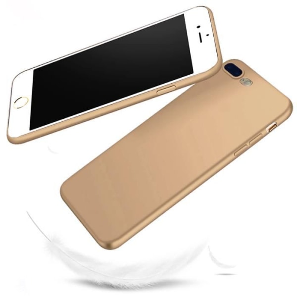 iPhone 8 cover Silikone Anti-Shock Gel Ultra Slim Matt Guld