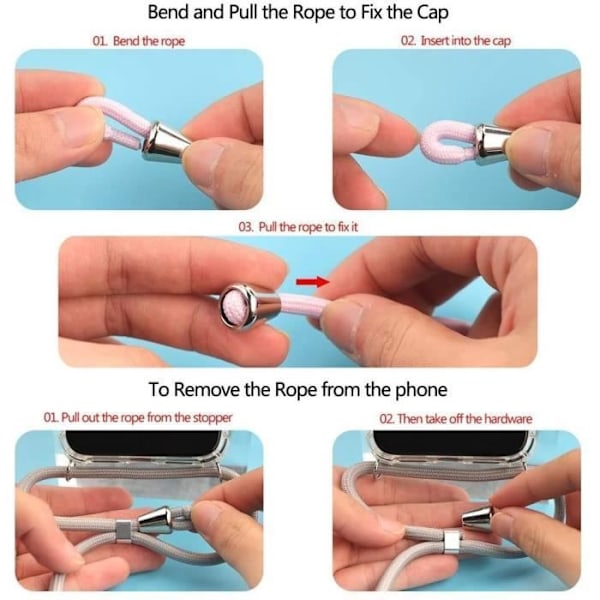 Coque Bandoulère - E.F.CONNECTION - iPhone 13 Pro - Sælger - Gennemsigtig - Justerbar snor Transparent-midnattsgrön