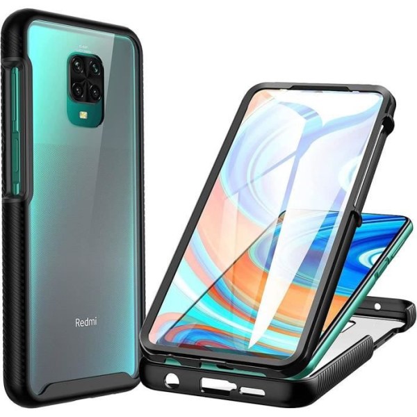 Etui til Redmi Note 9 Pro (6,67") Hard Forstærket Edge Solid 360 Degree Fuld beskyttelse Anti-ridse