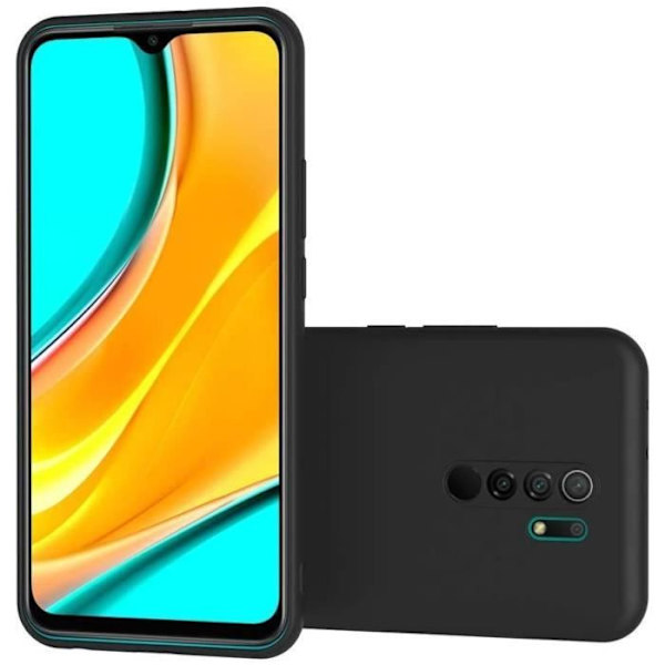 Etui til Xiaomi Mi 9 (6,39") Silikone Simple Protection Anti-Shock Sort Svart