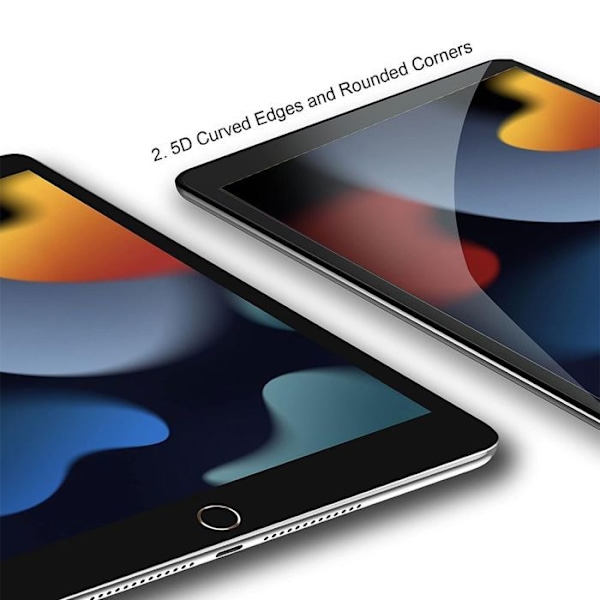 Sikkerhedsglas til iPad 10,2 Tommer (7/8/9. Generation, 2019/2020/2021) - Transparent ridsefast skærmbeskyttelse
