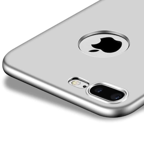Coque iPhone 7 Plus - Noname - Silver - Silikon - Härdat glas - Ultra hållbar Silver