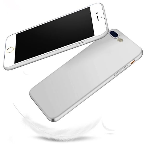 Coque iPhone 6 Plus-6S Plus (5,5') - Silver Matt Hög Kvalitet Silver