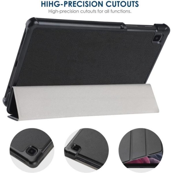 Coque Tablet - E.F.CONNECTION - til TAB A7 Lite - TPU Ultra-Tynd - Stødabsorberende Beskyttelse - Sort Svart