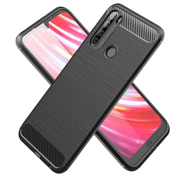 Coque - Xiaomi - Redmi Note 8T - TPU - Fleksibel - Stødabsorberende - Sort Svart