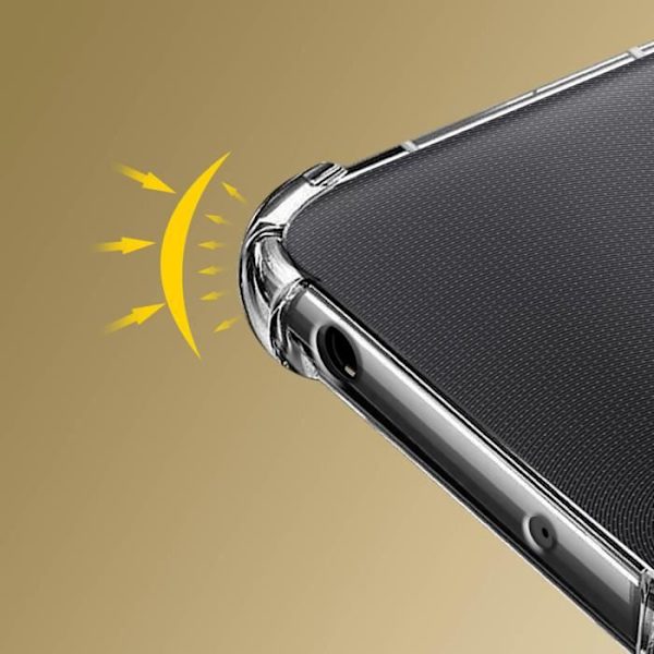 Coque - Xiaomi - Redmi 9A - Flexibel - Stötsäker - Transparent Vit Klar vit