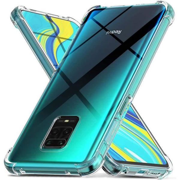 Skalsskydd - E.F.CONNECTION - Redmi Note 9Pro - Flexibel - Transparent - Stötsäker Transparent