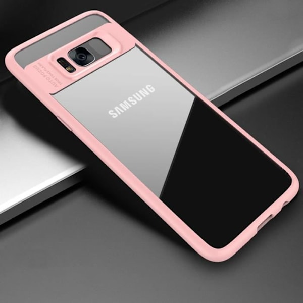 Skyddsskal - E.F.CONNECTION - Samsung Galaxy S8 Plus - Silikon - Stötbestandig - Matt Rosa