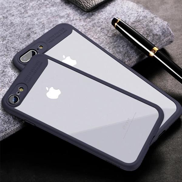 Coque - E.F.CONNECTION - iPhone 6/6S - TPU - Stötsäker Skydd - Mjuk Mörkblå
