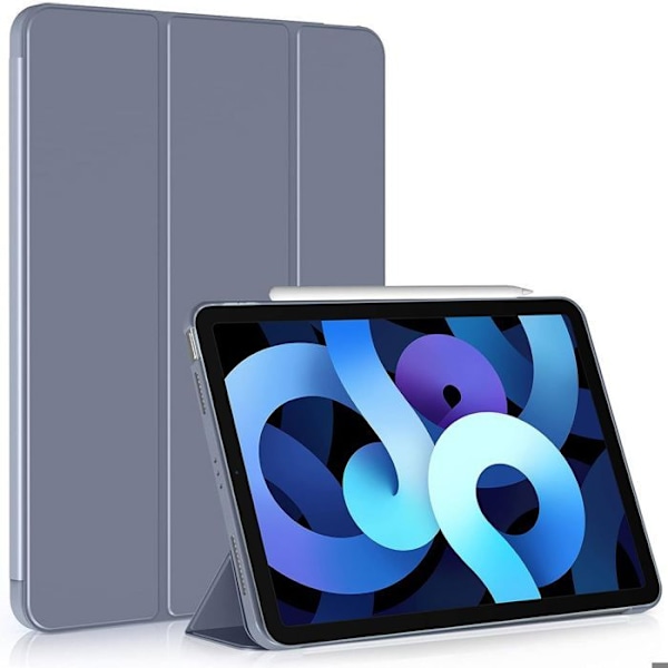 Cover til iPad 10,2 Tommer (7/8/9. Generation, 2019/2020/2021) - Stødabsorberende Auto Wake/Sleep - Lilla Lila