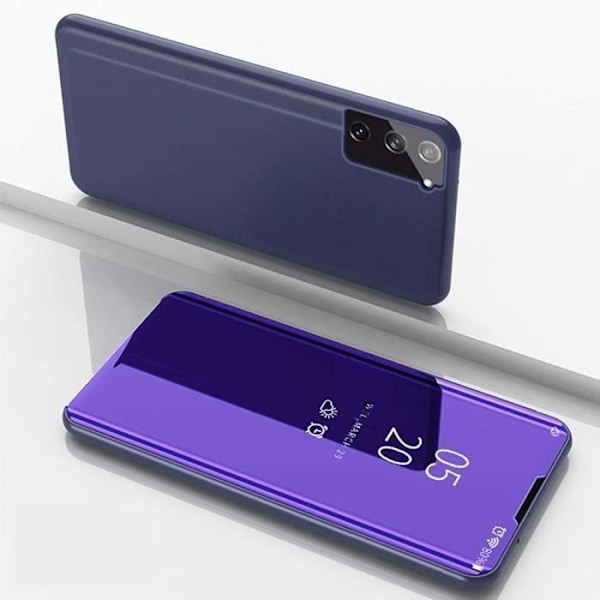 Beskyttelsesetui til Redmi Note 9 - E.F. CONNECTION - Solid Anti-Shock Mirror Effect - Lilla lila