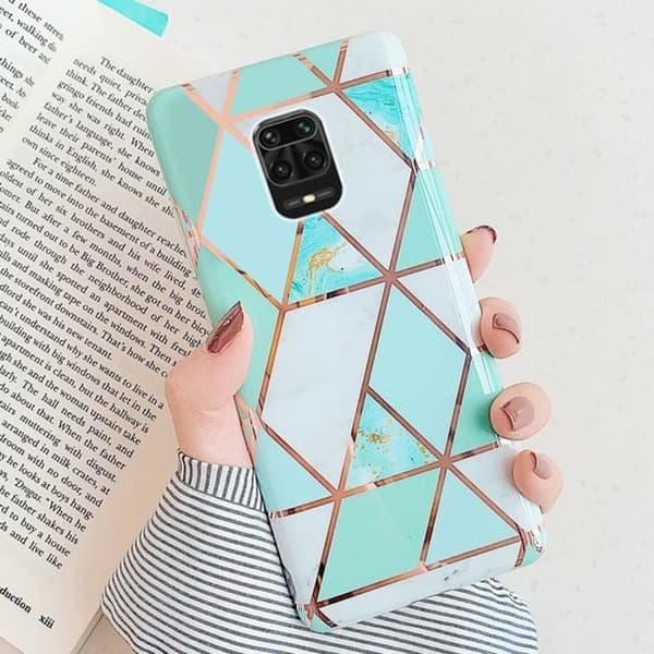 Skyddsskal - E.F.CONNECTION - Redmi Note 10 4G - Mjuk - Elegant Design - Grön Grön