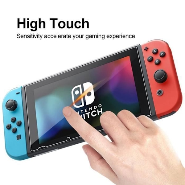Skärmskydd - QPAU - Nintendo Switch - Härdat glas - Hög transparens - Hårdhet 9H