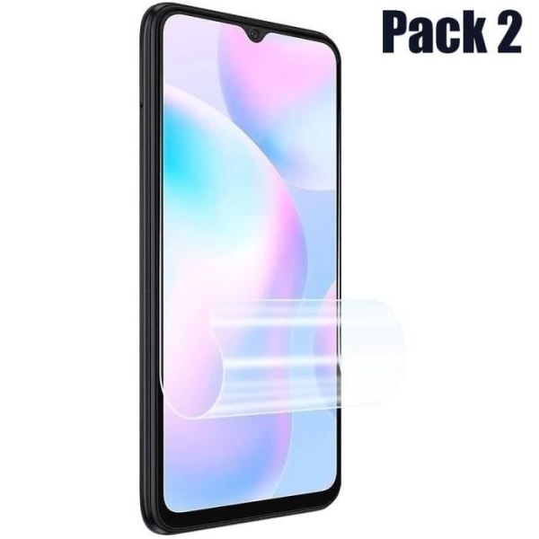 Pack 2 flexibel film för Redmi 9T Screen Anti Trace Fönsterfilmer Transparent