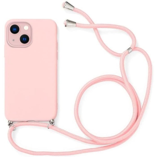 Universal Neck Cover Case til iPhone 13 Mini (5.4") Pink Blød beskyttelse Anti-ridse silikone Rosa