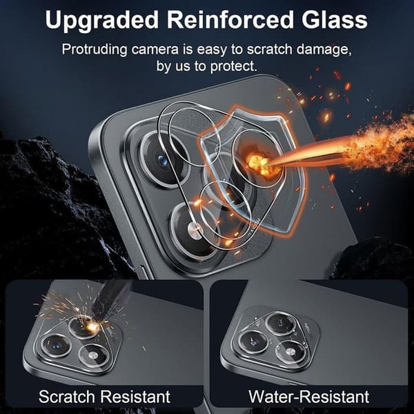 2x Skyddskamera Härdat Glas för Honor 400 Lite, Stötsäker Represistent Hård Transparent