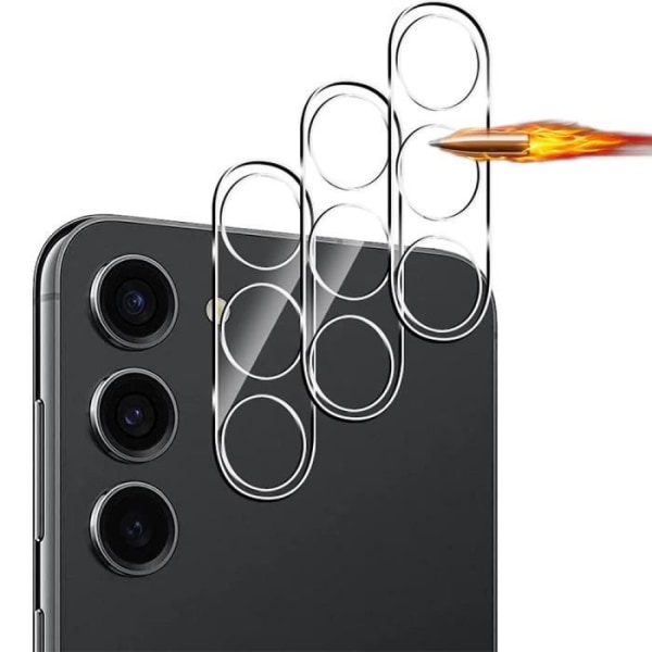 3x härdat glas kameraskydd för Samsung Galaxy S23