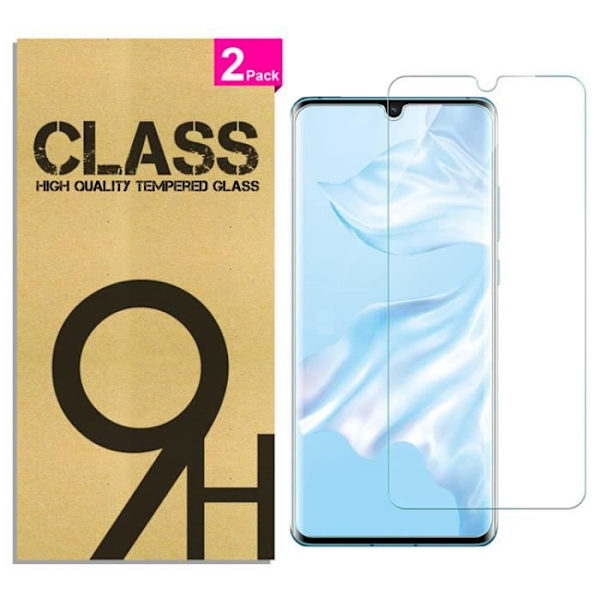 [Pakke med 2] Hærdet glas til Huawei P30 Pro 6,47 tommer, beskyttelsesfilm skærmbeskyttelsesglas
