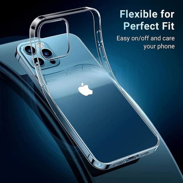 Coque - E.F.CONNECTION - för iPhone 13 mini - Silikon - Transparent - Mjuk Transparent