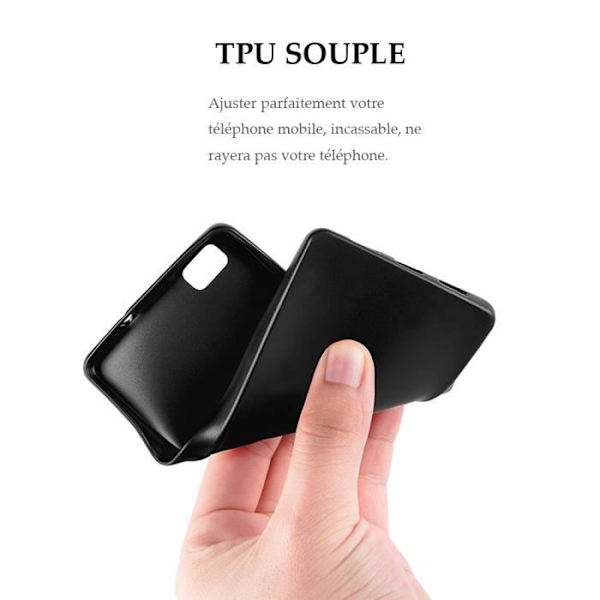 Coque - Huawei - Mate 8 - Mat Sort - Ultra Slim - Stødbeskyttelse Matte svart