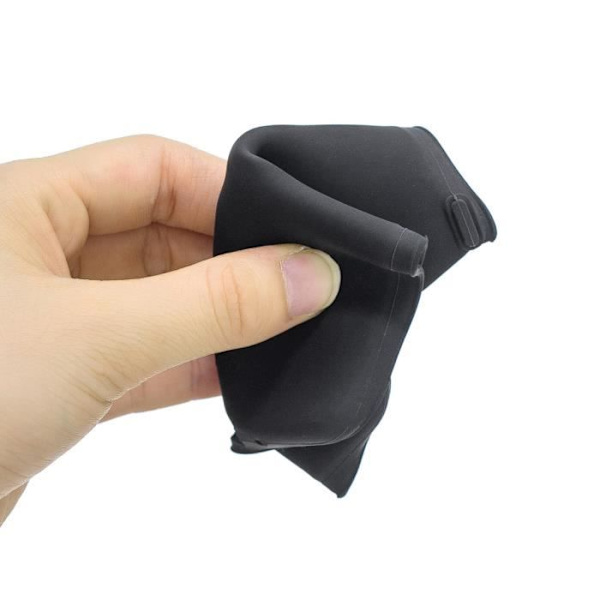 Silicone Cover til Huawei P30Lite, Ultra Tynd Blød TPU Gel Mat Bumper Blød Let Anti-Rids Stødabsorberende Etui (Sort) Svart