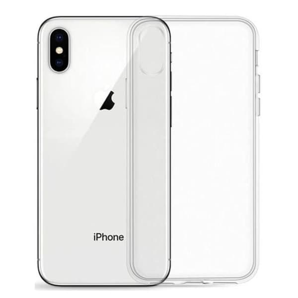 Mjukt silikonfodral för iPhone XS MAX (Klar)