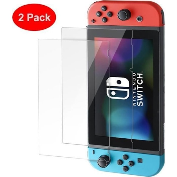 Skärmskydd - QPAU - Nintendo Switch - Härdat glas - Hög transparens - Hårdhet 9H